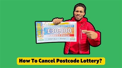 postcode lottery uk cancel